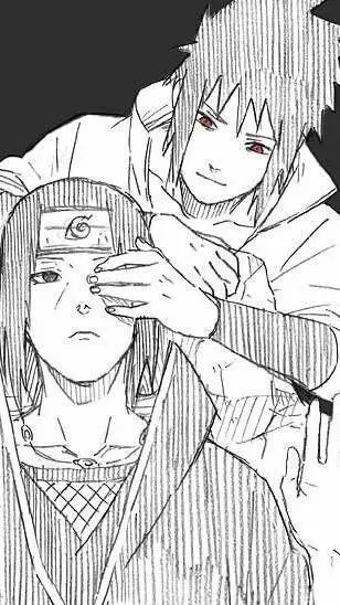 ai character: Alive Itachi background