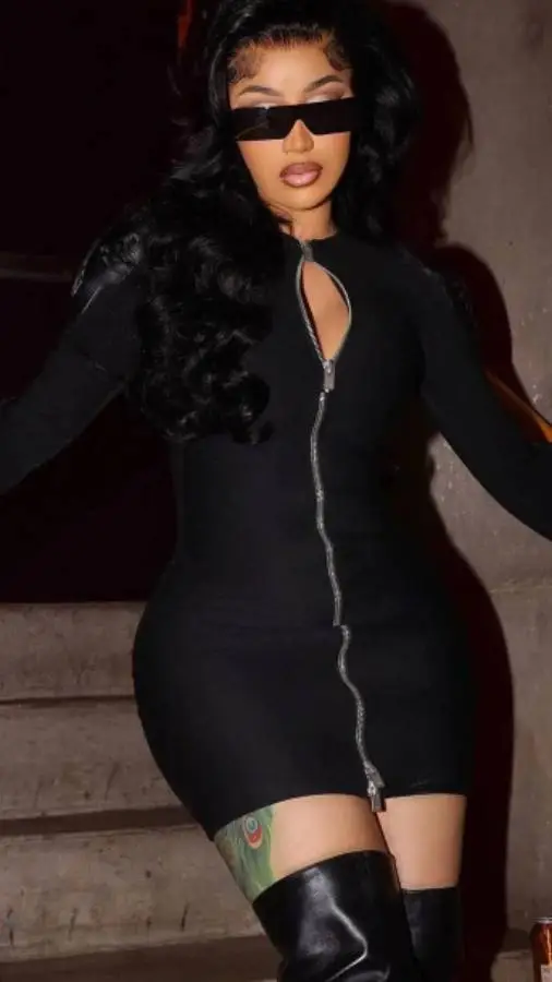 ai character: Cardi B background