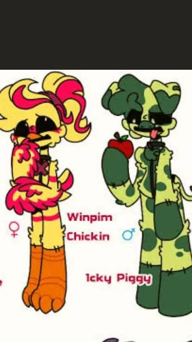 ai character: frown critters  background