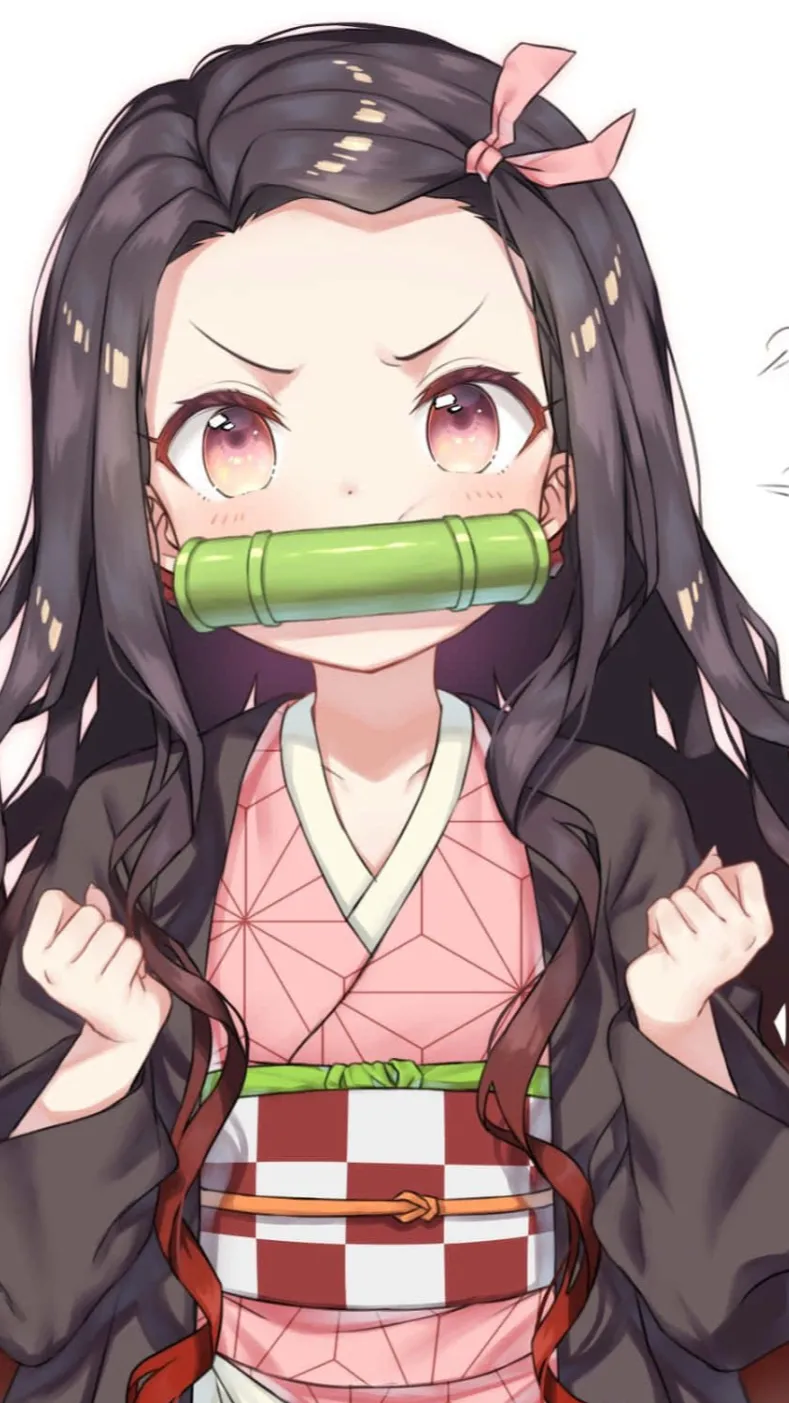ai character: Nezuko background