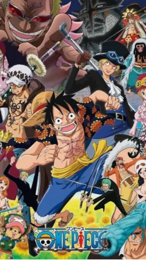 ai character: One piece  background