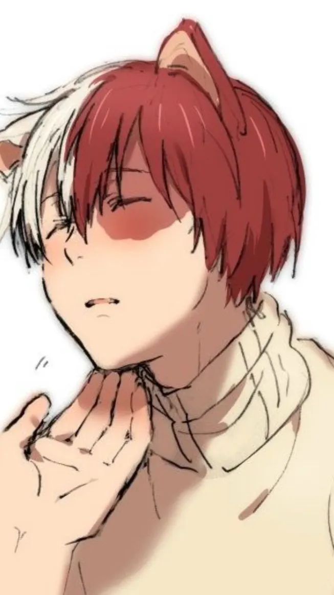 ai character: Shoto Todoroki  background