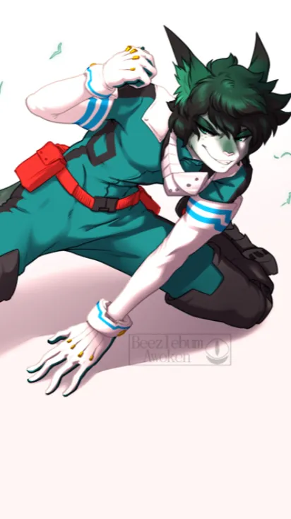 ai character: Cat Deku  background