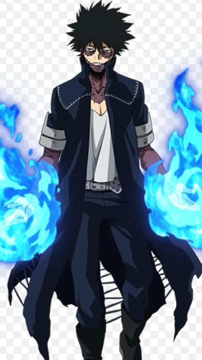 ai character: Dabi  background