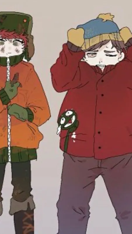 ai character: South Park sick  background