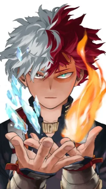 ai character: Todoroki X Y/N background