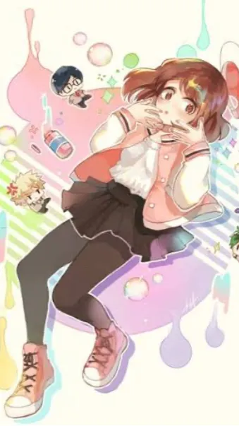 ai character: UA New Student🤎 background