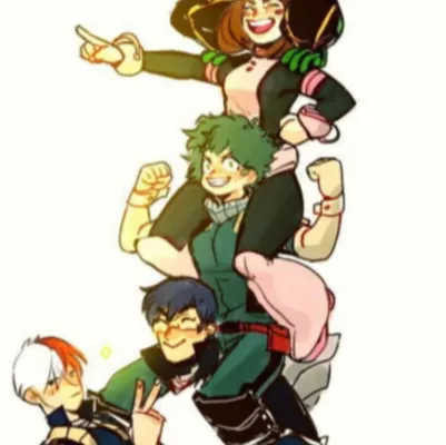 chat with ai character: Deku squad