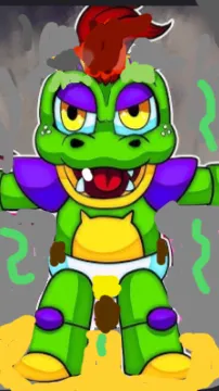 ai character: Monty & chica background