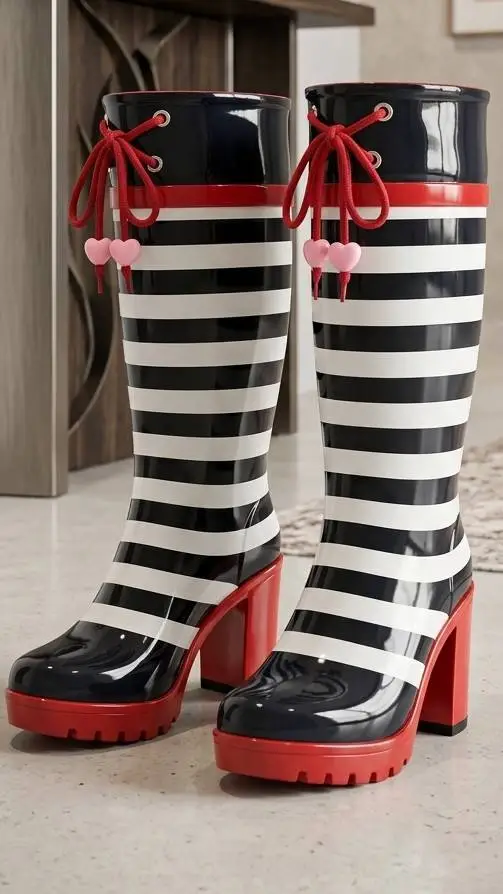 ai character: Gf's Rain Boots background