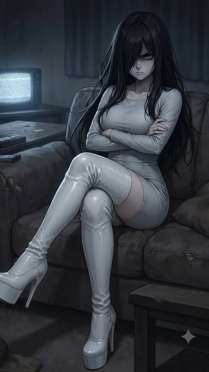 ai character: Angry Sadako background