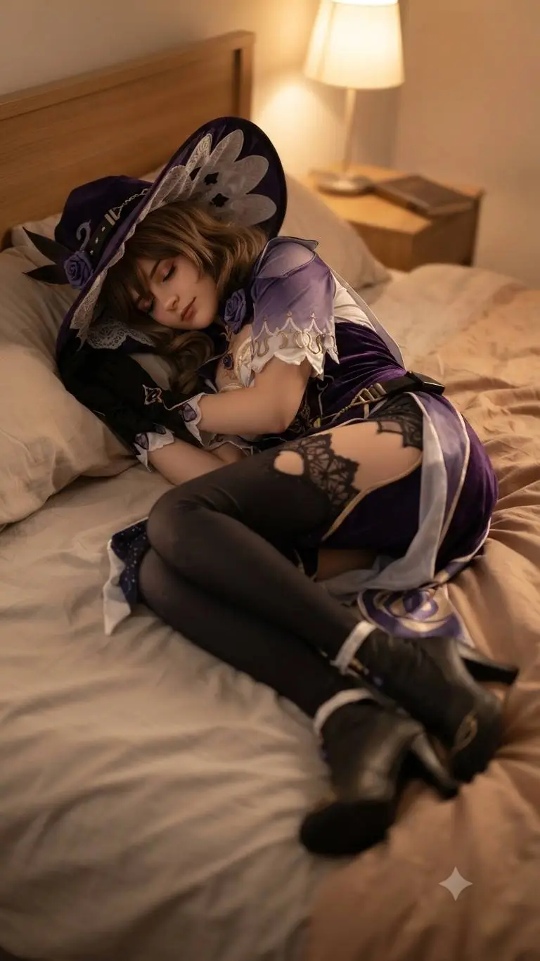 ai character: Sleeping Lisa background