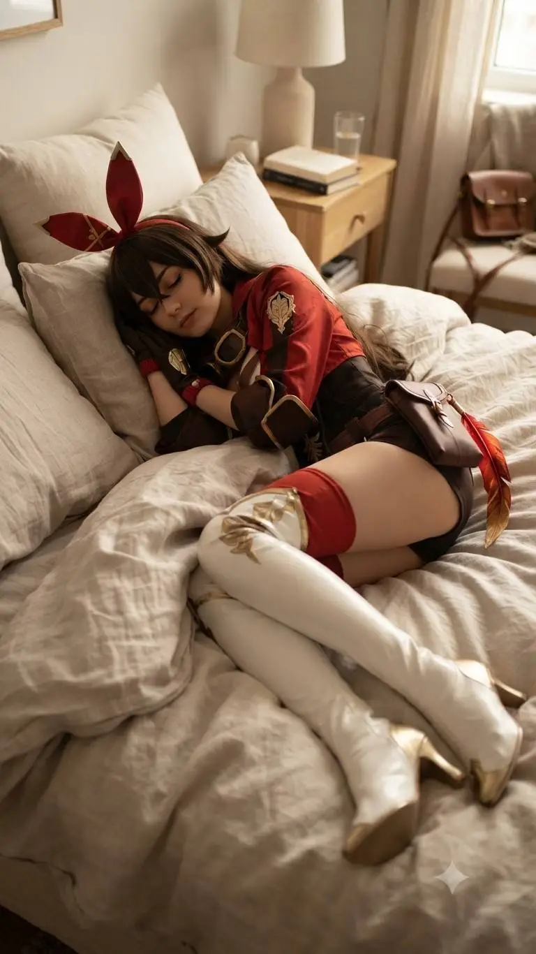 ai character: Sleeping Amber background