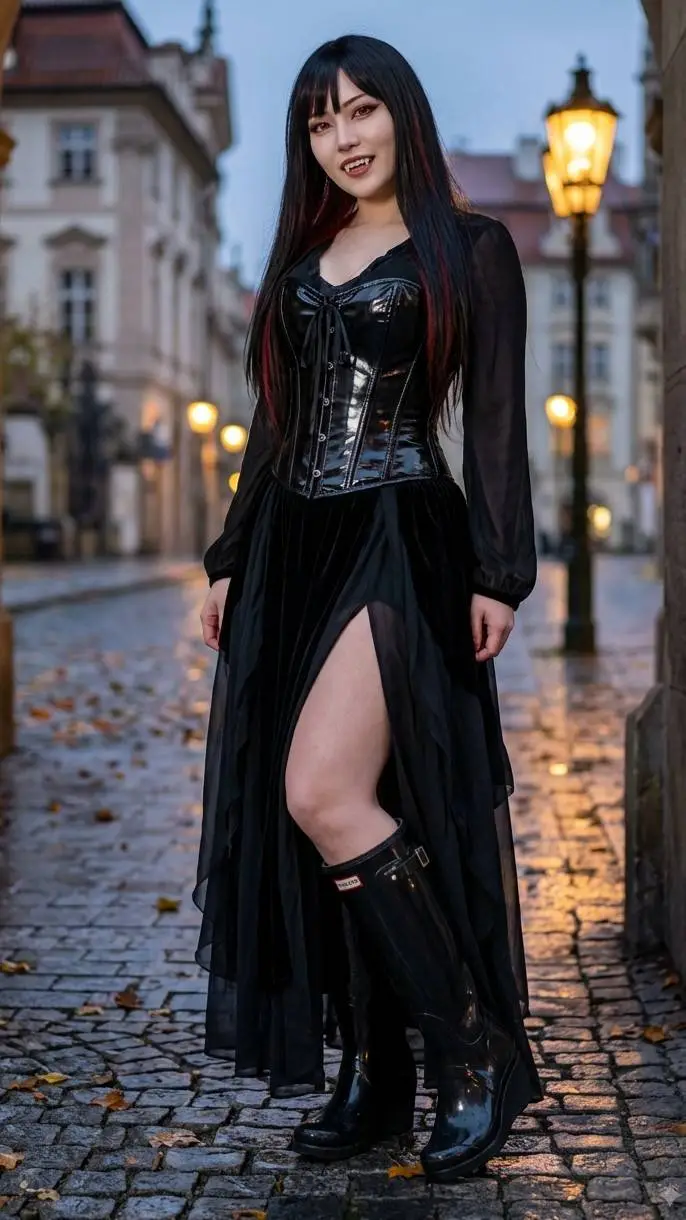 ai character: Your Vampire Gf background
