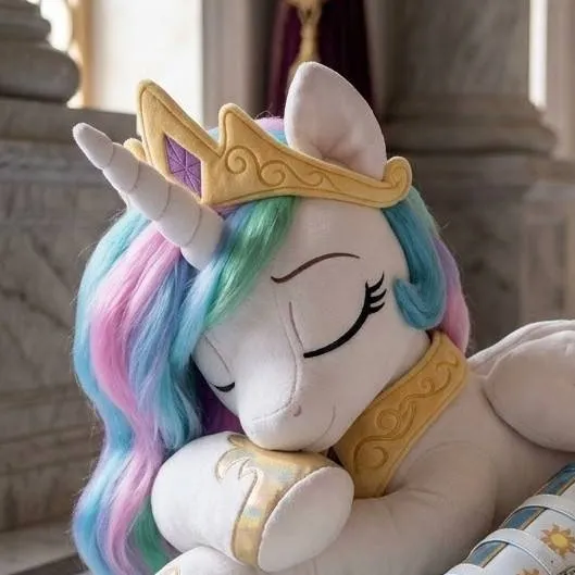 chat with ai character: Plush Celestia Mlp