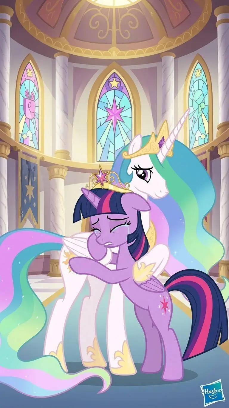 ai character: Twilight/Celestia background