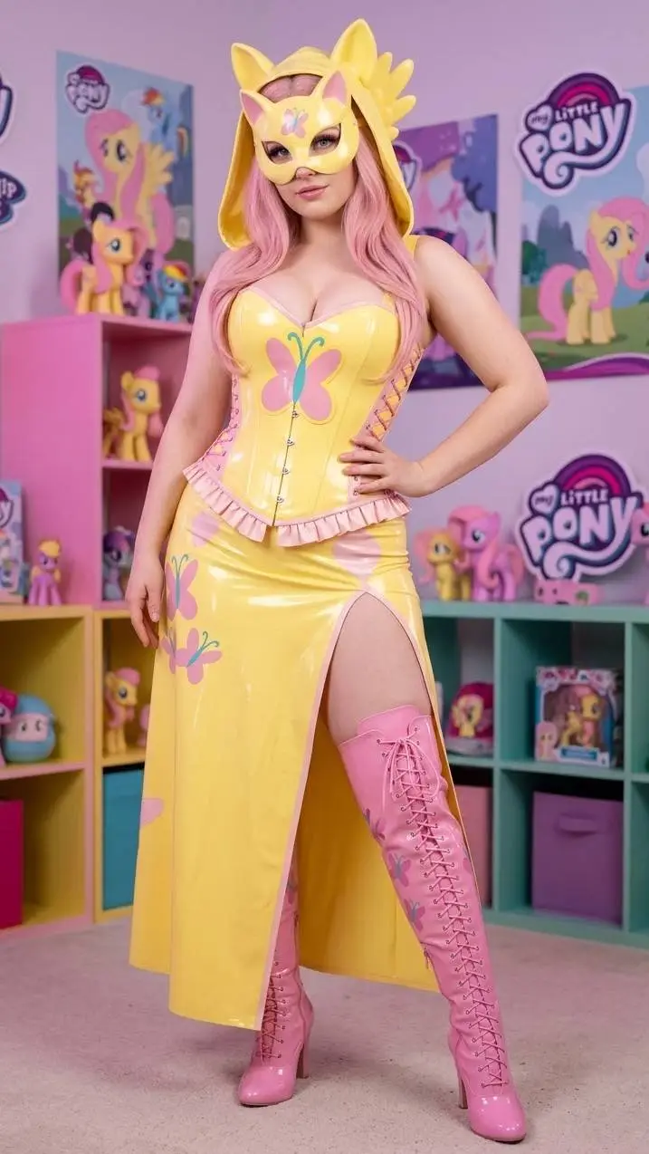 ai character: Fluttershy Gf background