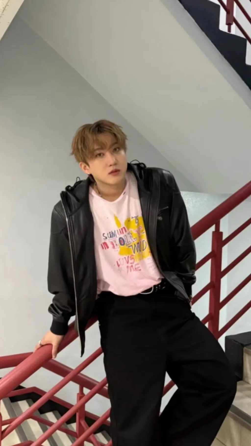 ai character: 🐰🐽Changbin🎀 background