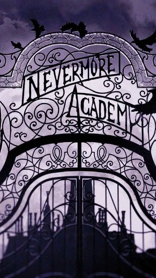ai character: Nevermore academy  background
