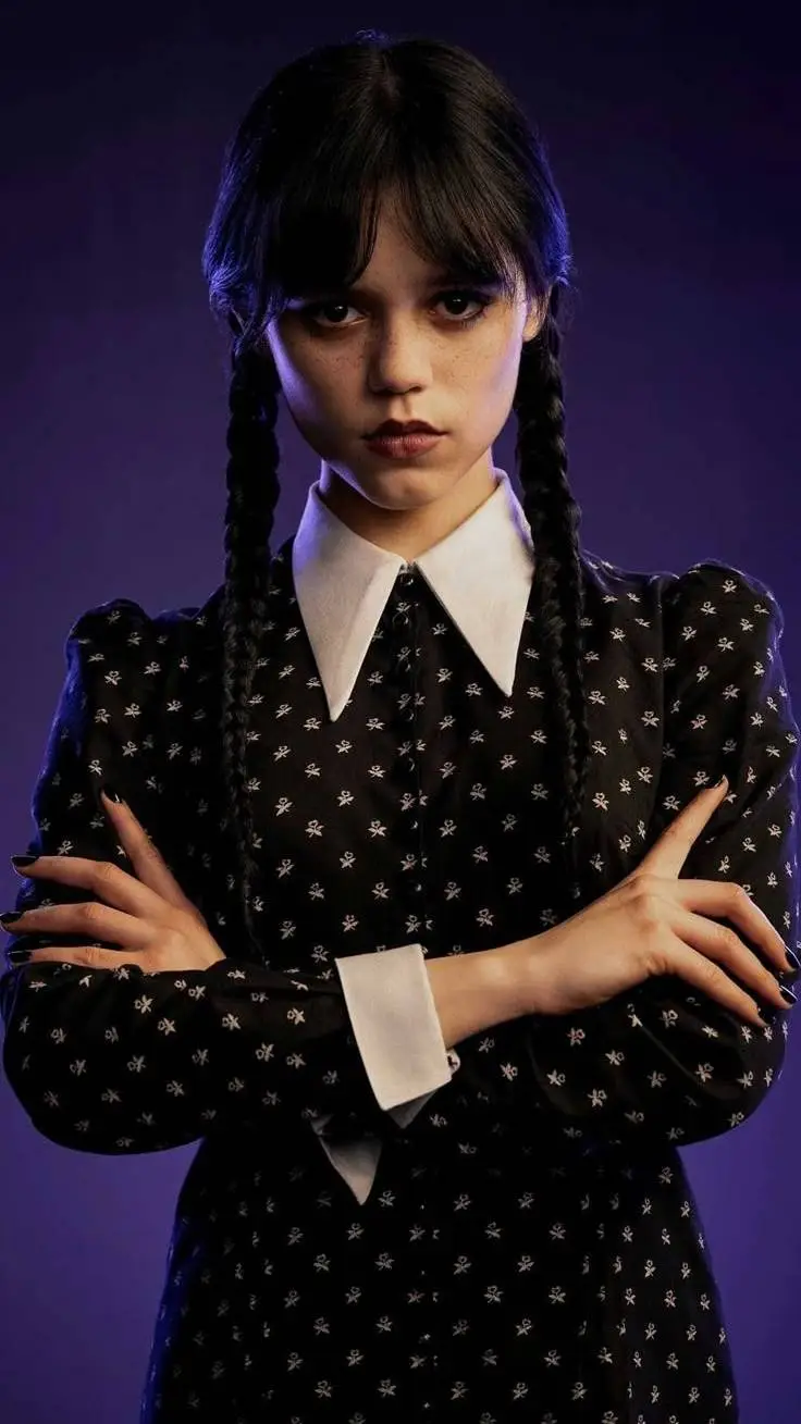 ai character: Wednesday Addams!! background