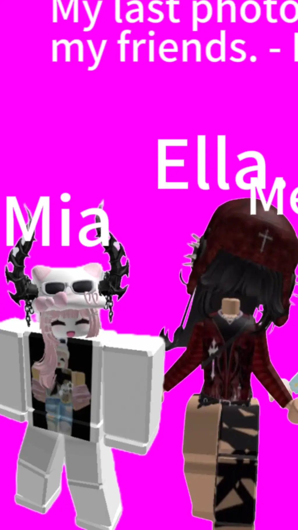 ai character: Roblox FRIEND GC background