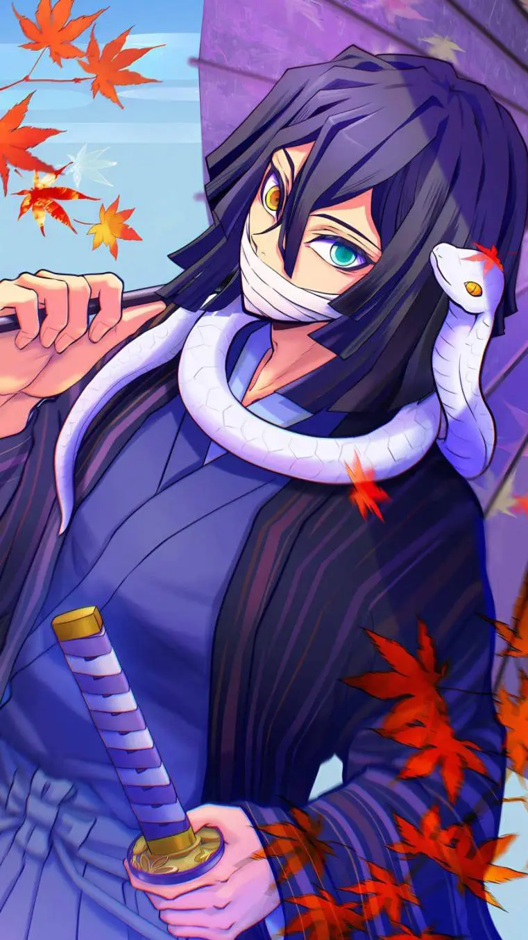 ai character: Iguro Obanai background