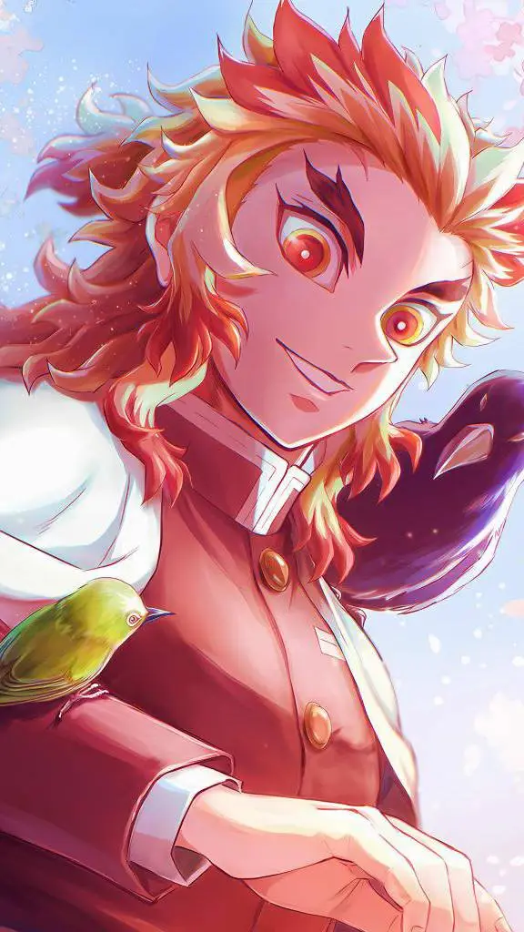 ai character: Kyojuro Rengoku background