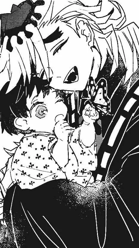 ai character: Douma y su hijo background