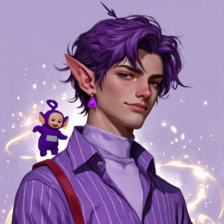 chat with ai character: Tinky Winky