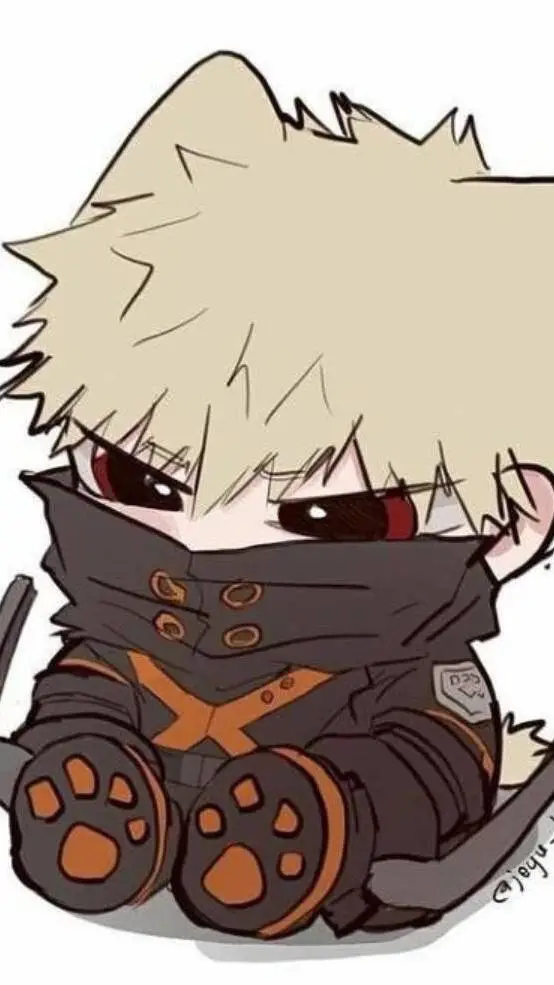 ai character: baby bakugo  background