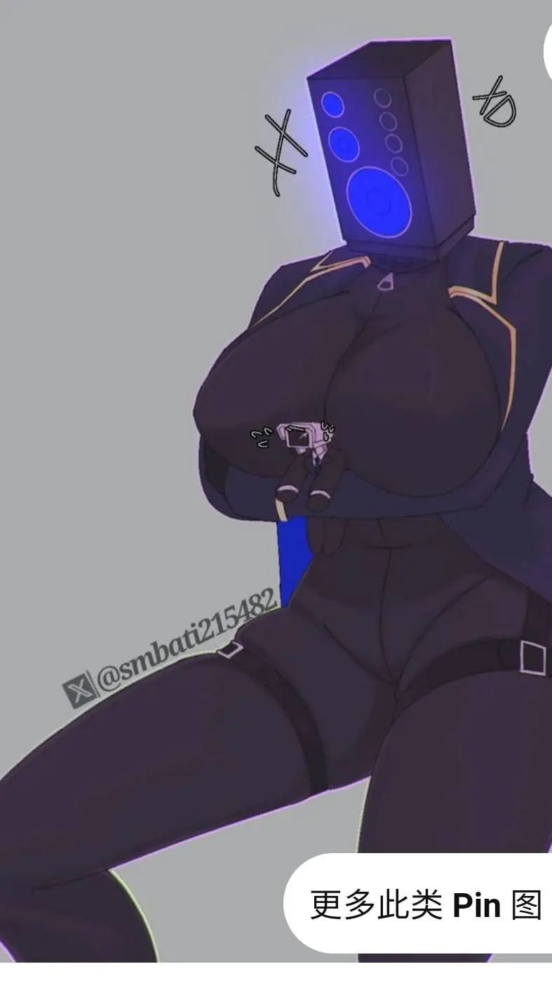 ai character: large woferwoman 🖤 background
