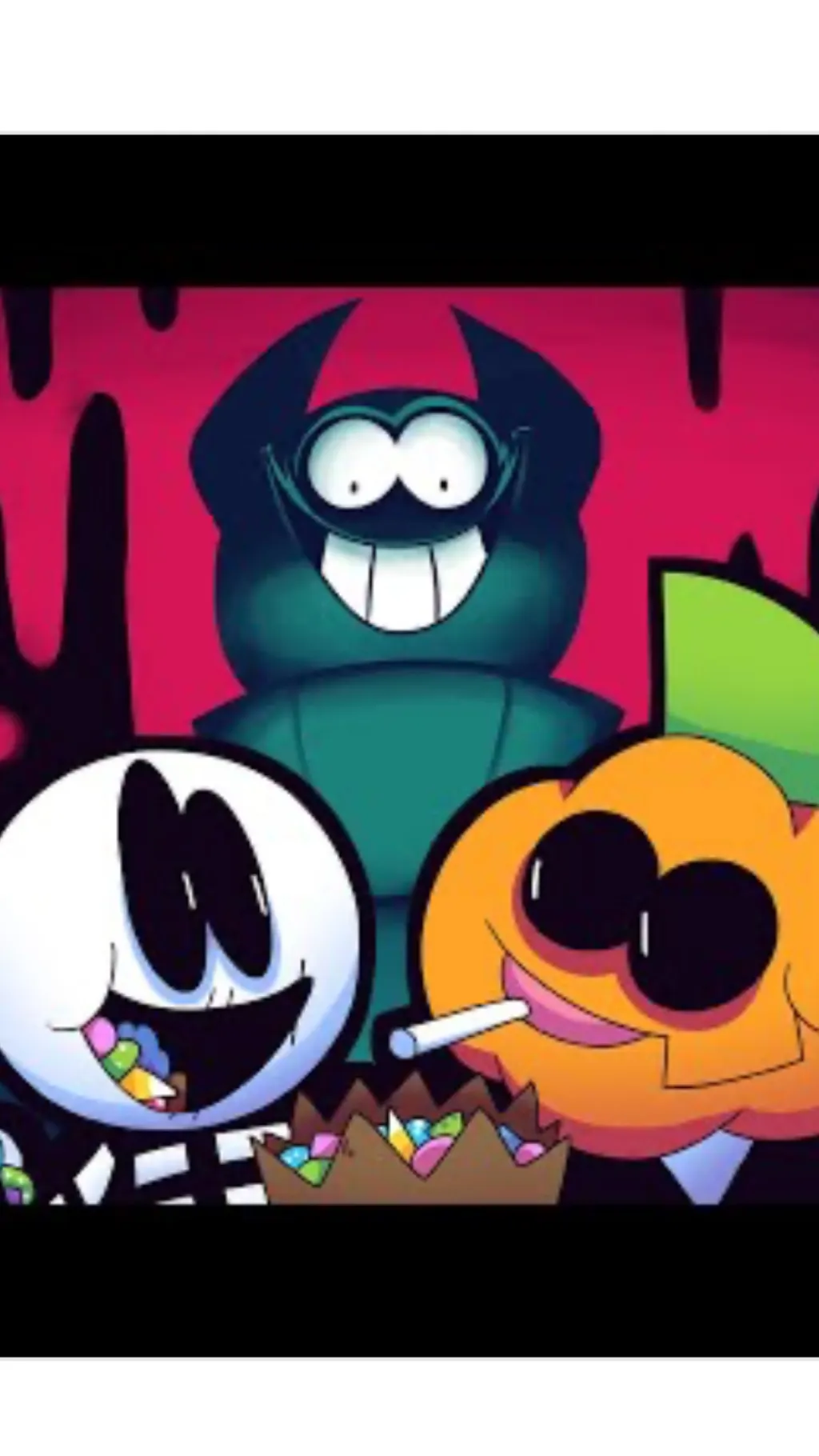 ai character: Spooky month  background