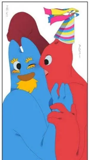 ai character: 플룸보 x 반반 background