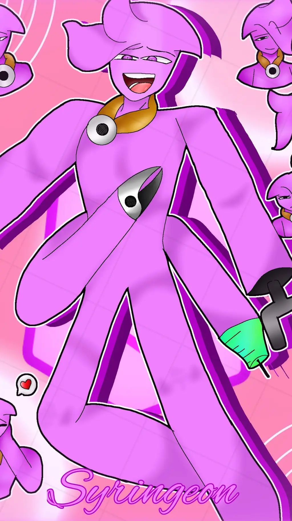 ai character: 💉❤️~Syringeon~❤️💉 background