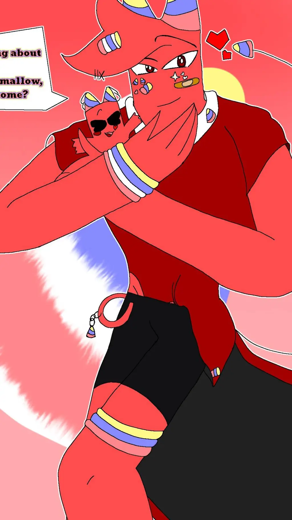 ai character: 💕Banban💕 background