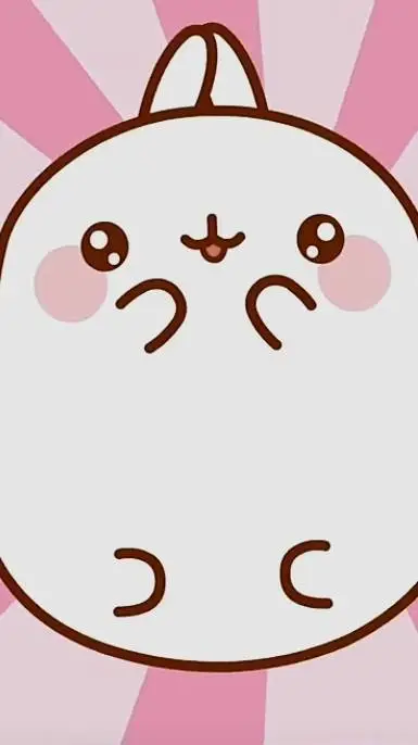 ai character: Molang♥ background