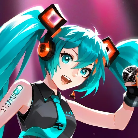 chat with ai character: Hatsune Miku