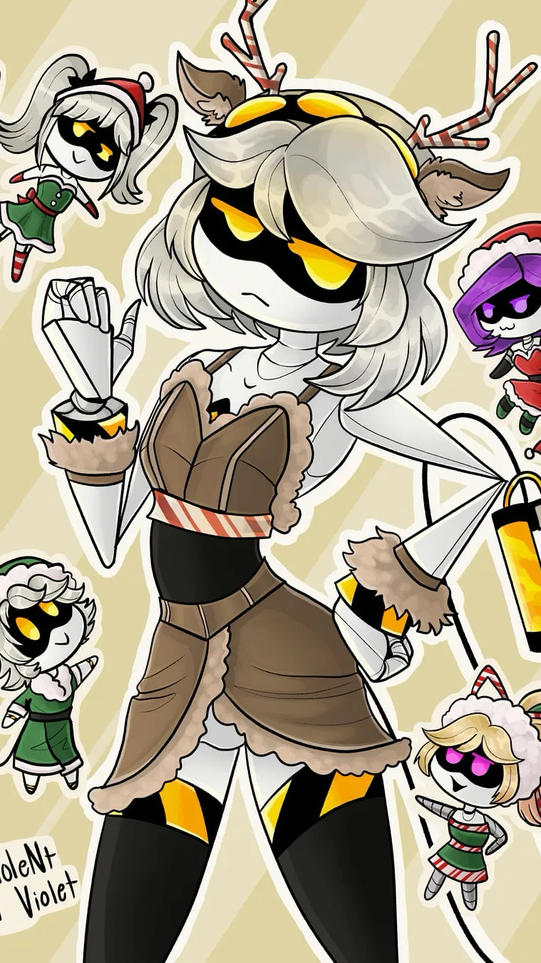 ai character: MD CHRISTMAS!!!  background
