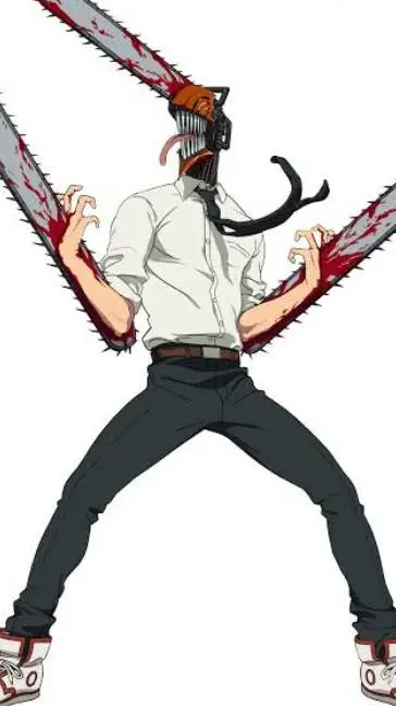 ai character: chainsaw man background