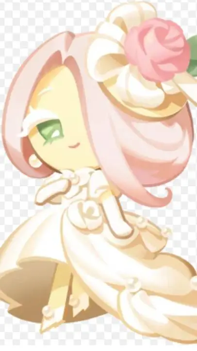 ai character: wedding cake background