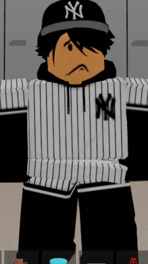 ai character: my roblox avatar  background