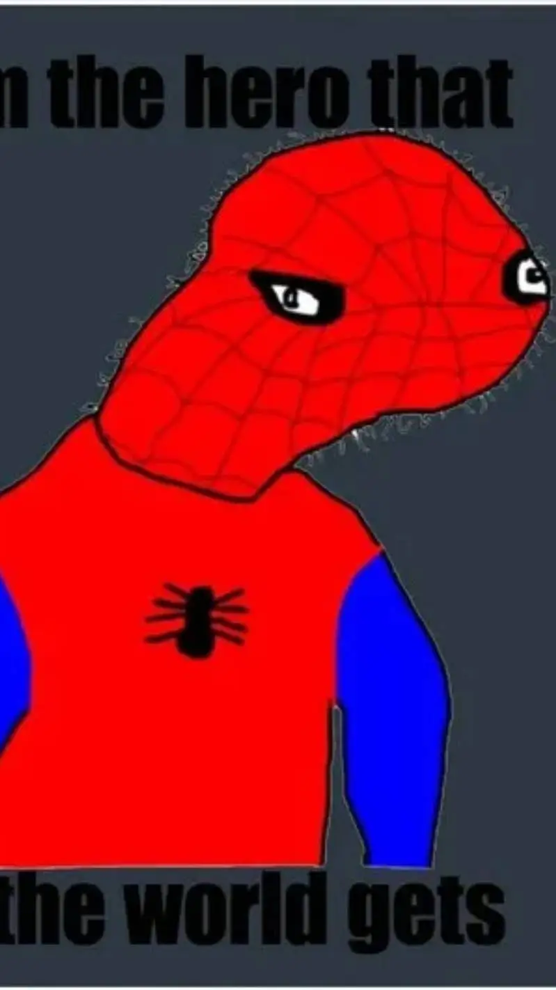 ai character: spooder-man background