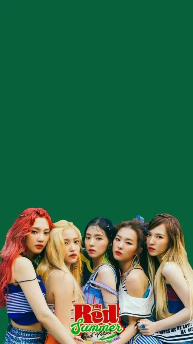 ai character: RED VELVET  background