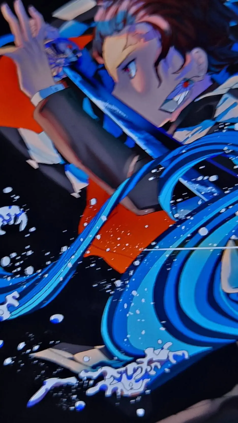 ai character: TANJIRO KAMADO  background