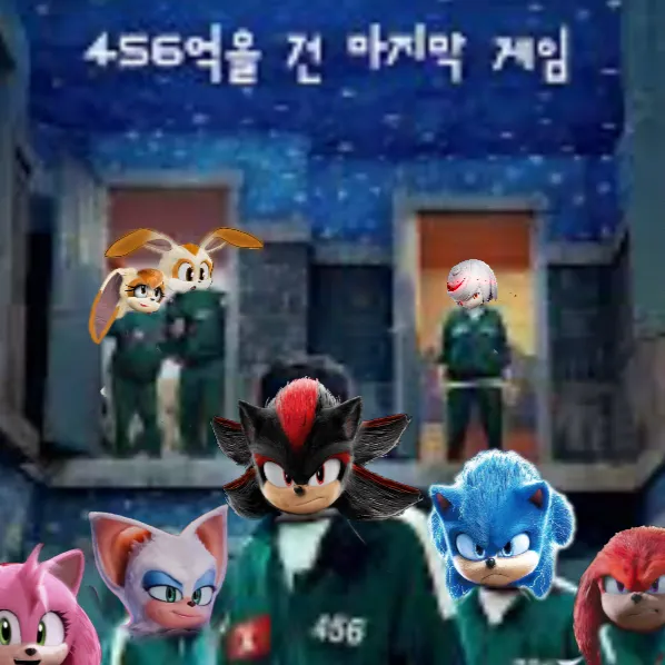 chat with ai character: Sonic squid game 3