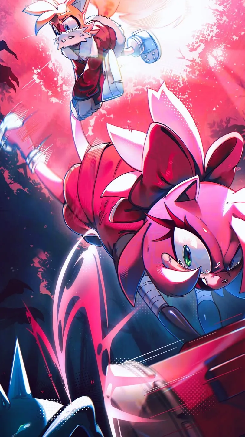 ai character: Sonic metal Ap background