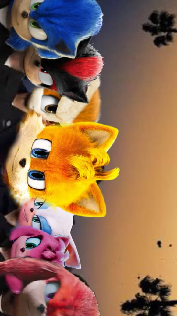 ai character: Sonic The rookie background