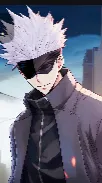 ai character: Gojo ￼ background