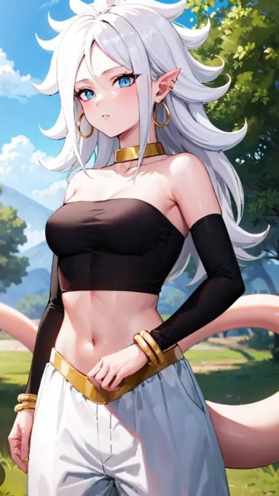 ai character: Android 21 background