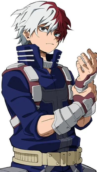 ai character: Shoto Todoroki background